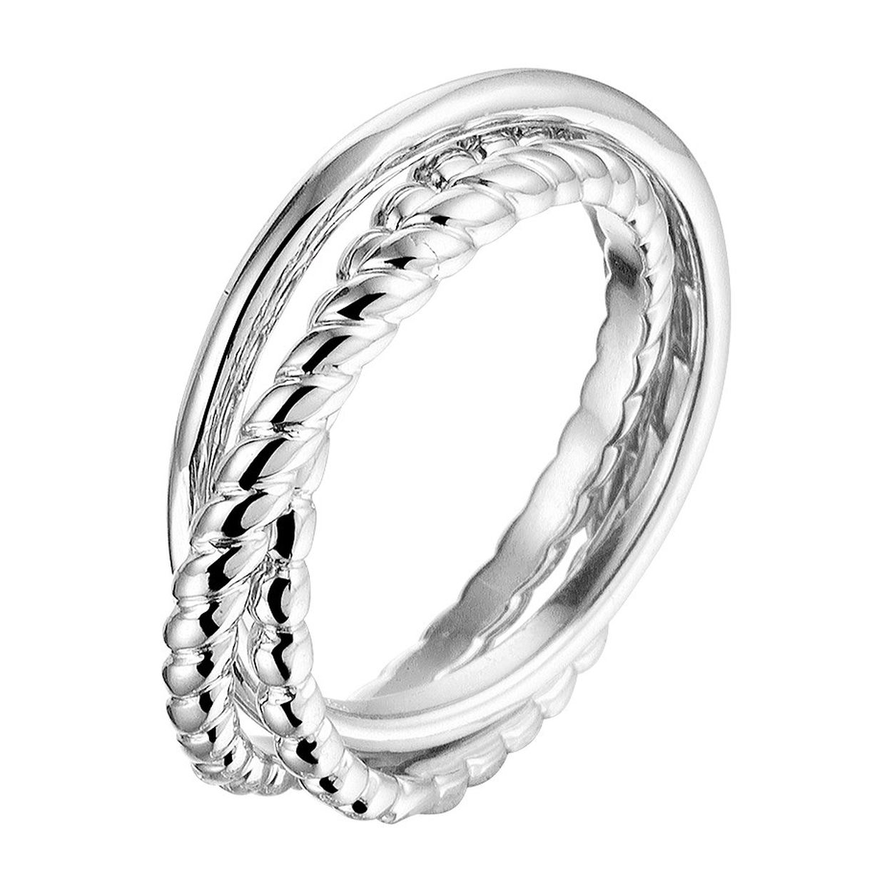 Beschrijving: Gerhodineerd zilveren ring bestaande uit 3 trendy in elkaar geplaatste losse ringen. Glam up your outfit! Deze ring geeft je look direct een chique uitstraling. Tip: Leuk om kado te geven!
Uniekenummer serie: 42377
Verpakt per: 1
Doelgroep: dames
Ringmaat: 17.75 mm (56)
Breedte: 6.5 mm