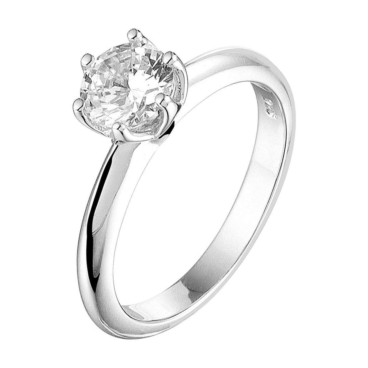 Beschrijving: Chique klassiek gerhodineerd zilveren ring met een solitair briljant geslepen zirkonia in een chaton zetting. De ring heeft een breedte van 8mm en een schitterende zirkonia van 6.5mm. De ring is perfect te combineren met bijpassende sieraden uit onze collectie. Info: Gerhodineerd zilver is door de rhodiumlaag beter bestand tegen verkleuren en krassen.
Uniekenummer serie: 42486
Verpakt per: 1
Doelgroep: dames
Ringmaat: 18.50 mm (58)
Breedte: 8 mm
Zetting: solitaire (chatonzetting)