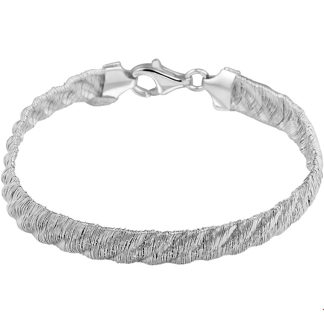 Beschrijving: Gerhodineerd zilveren armband met een draaglengte van 19cm en een schakelbreedte van 7.3mm. De armband is uitgevoerd met een stevige karabijn sluiting. Info: Gerhodineerd zilver is door de rhodiumlaag beter bestand tegen verkleuren en krassen.