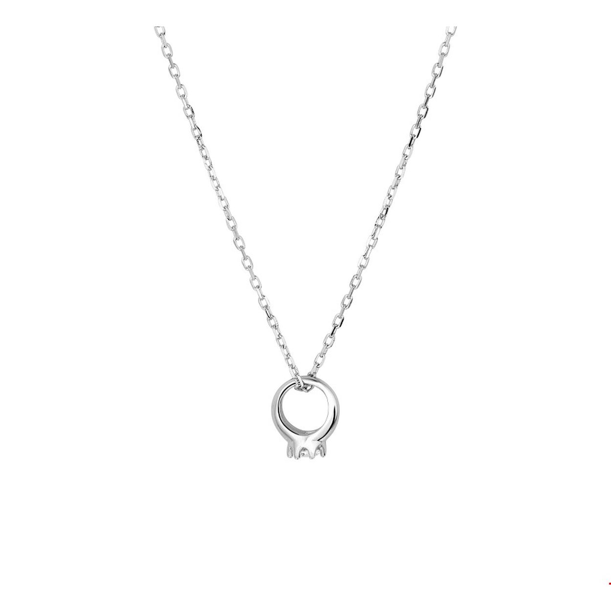 Trendy gerhodineerd zilveren 10mm anker collier met draaglengtes van 41, 43 en 45 cm uitgevoerd met een rondje en een schitterende zirkonia. Het collier heeft een karabijn sluiting. Info: Gerhodineerd zilver is door de rhodiumlaag beter bestand tegen verkleuren en krassen.