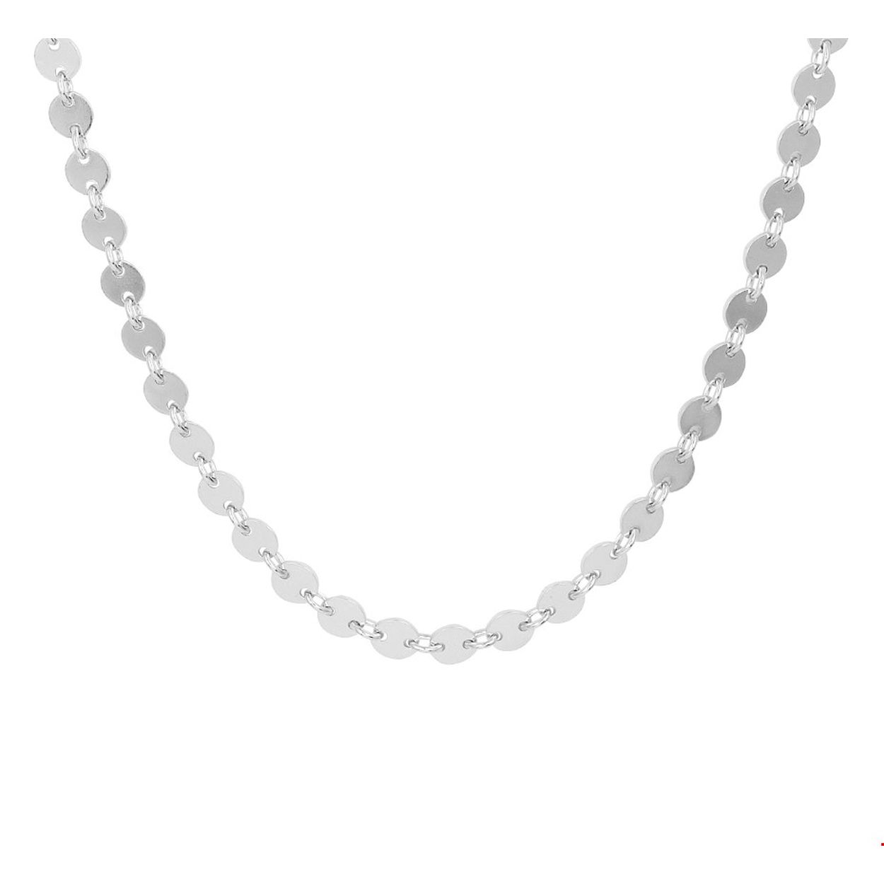 Dit trendy gerhodineerd 925 zilveren collier heeft een draaglengte van 40cm met een extensie van 4cm. Het collier is uitgevoerd met rondjes van 4mm en een karabijn sluiting. Info: Gerhodineerd zilver is door de rhodiumlaag beter bestand tegen verkleuren en krassen.
