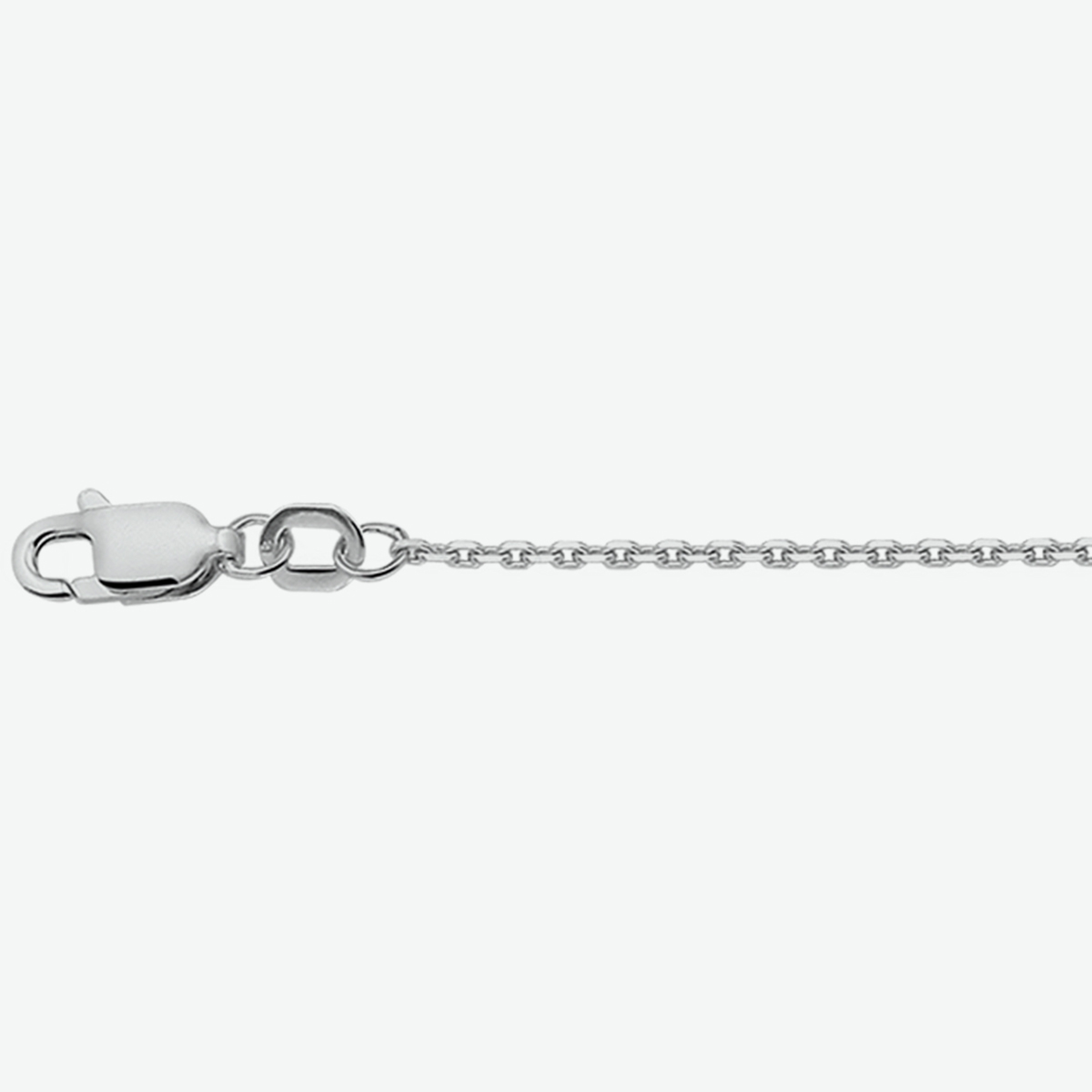 zilveren ankercollier 38cm