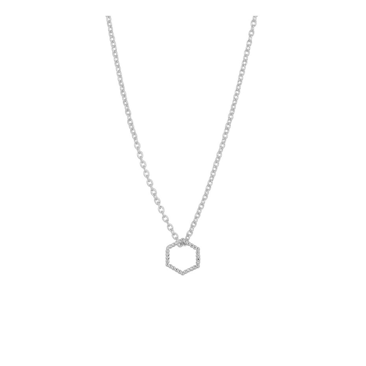 Huiscollectie Collier zeshoek 1333028 - 44cm