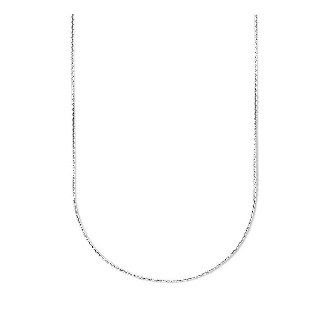 Gerhodineerd 925 zilveren anker collier met een schakelbreedte van 1.1mm en een gediamanteerde afwerking. Het collier heeft een draaglengte van 38cm en een stevige karabijn sluiting.