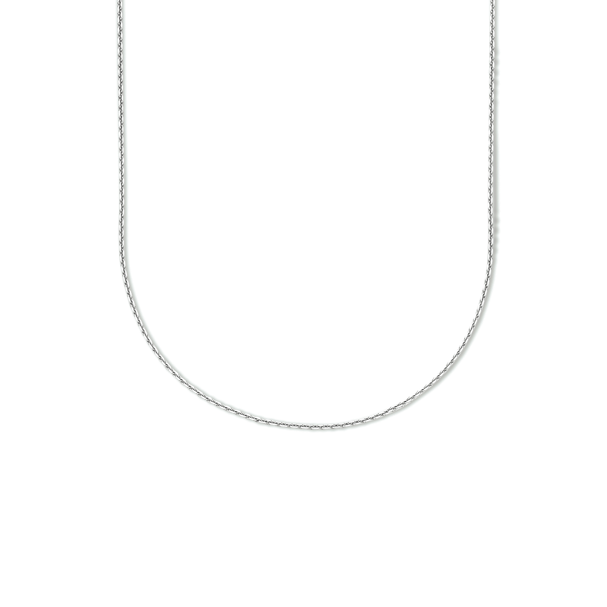 Gerhodineerd 925 zilveren anker collier met een schakelbreedte van 1.1mm en een gediamanteerde afwerking. Het collier heeft een draaglengte van 42cm en een stevige karabijn sluiting.
