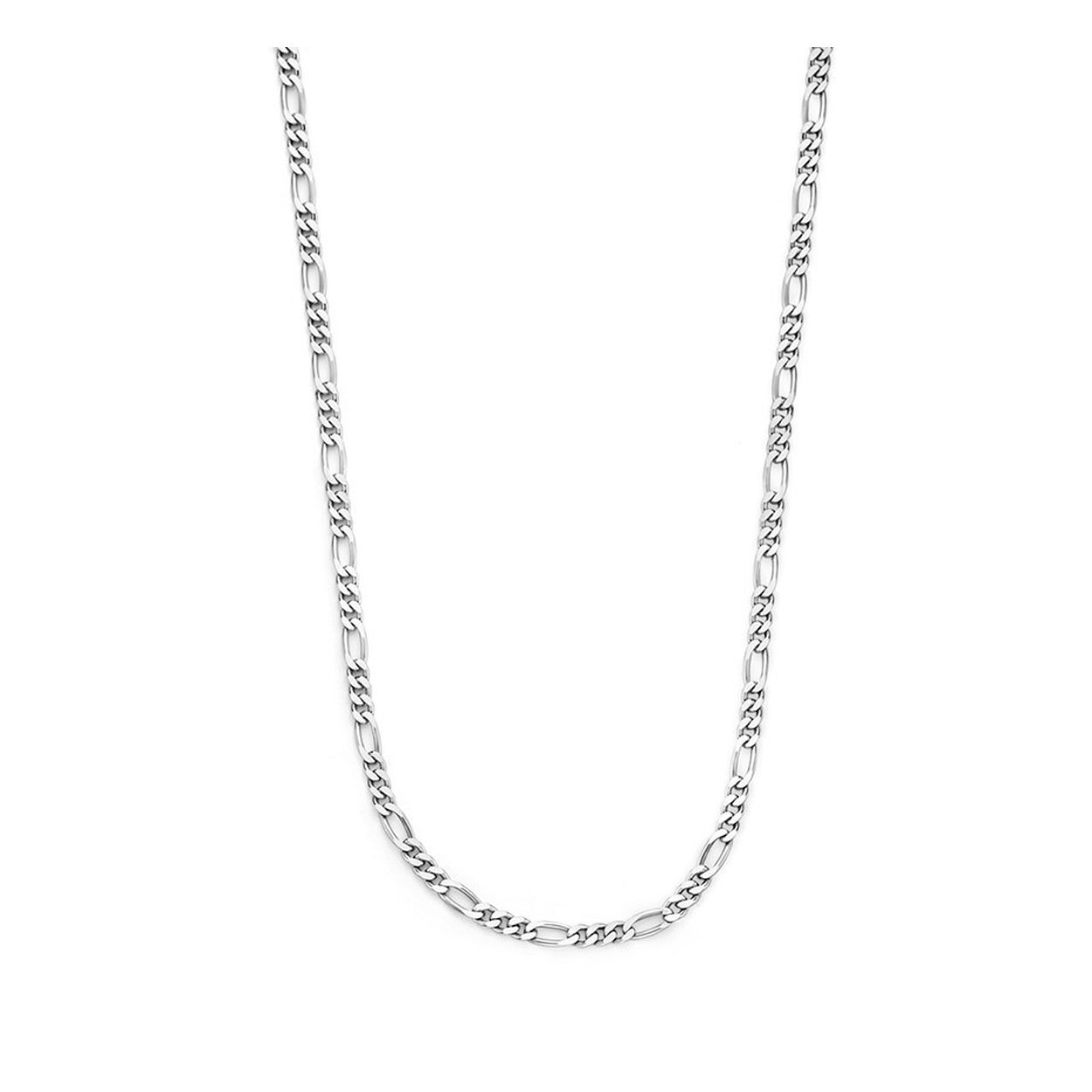 Gerhodineerd 925 zilveren collier met een schakelbreedte van 2.2mm. Het collier heeft een draaglengte van 50cm en een stevige karabijn sluiting.