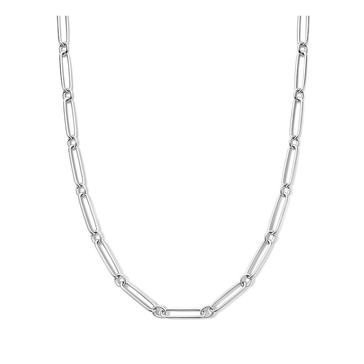 Gerhodineerd 925 zilveren anker collier met een schakelbreedte van 5mm. Het collier heeft een draaglengte van 45cm en een stevige karabijn sluiting.