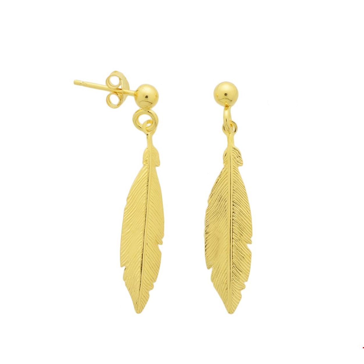 Beschrijving: Gerhodineerd zilveren oorhangers met veren en een geelgouden plating.
Doelgroep: dames
Breedte: 7.5 mm
Hoogte: 38 mm