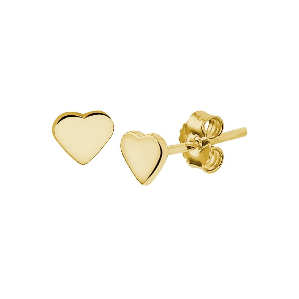 Deze oorknoppen zijn gemaakt van geelgoud op zilver en ze zijn goudkleurig. Het is een sieraad voor dames.