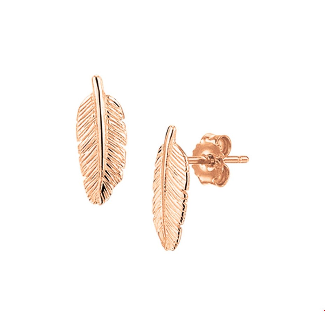 Beschrijving: Trendy rosegoud op zilveren oorknoppen in de vorm van een veer met een afmeting van 12x4.6mm. De veren zijn zeer gedetailleerd en hebben een poli afwerking en stevige poussette sluiting. Deze oorknoppen zijn helemaal hot en hip een ware musthave voor een ieder die leeft in het hier en nu. Leuk om te combineren met onze andere veer sieraden. Tip: Leuk om kado te geven!
Doelgroep: dames
Breedte: 4.6 mm
Hoogte: 12 mm