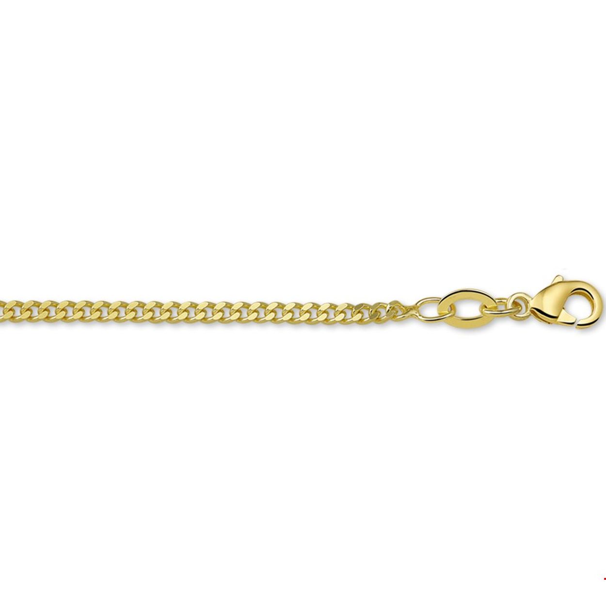 Beschrijving: Double geelgouden 2mm gourmet collier met een lengte van 60cm en uitgevoerd met een stevige karabijn sluiting.
Doelgroep: unisex
Breedte: 2 mm
Langste lengte: 60 cm