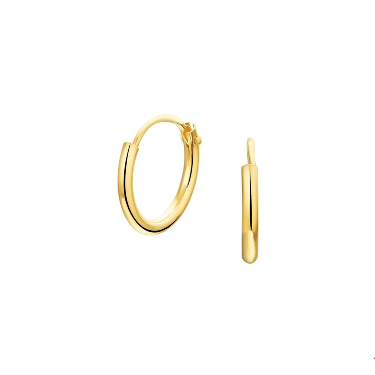 Een goede garderobe begint bij de basis en ditzelfde geldt voor een tijdloze sieradencollectie! Deze basic creolen passen bij iedere outfit en zijn met veel andere sieraden te combineren. Details: Geelgouden creolen met een ronde buis. De diameter van deze creolen is 11mm. 
Doelgroep: dames