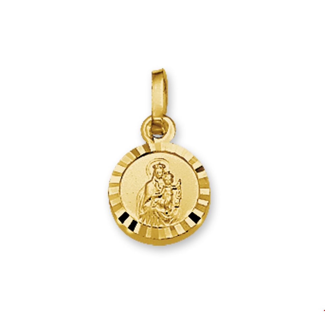 Geelgouden hanger met een scapulier.
Doelgroep: unisex
Breedte: 8 mm