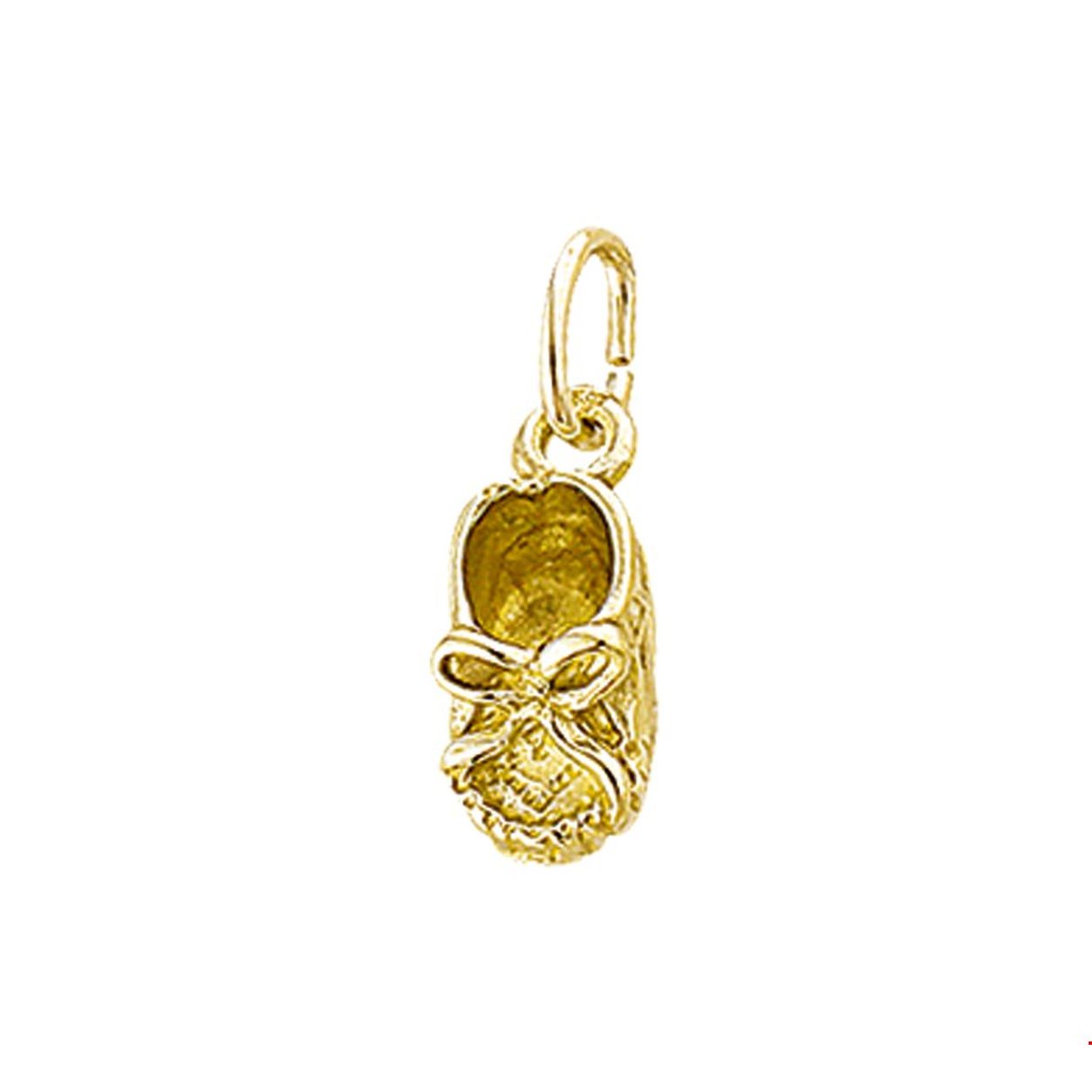 Geelgouden babyschoen hanger van 12x5.3mm in een massieve uitvoering.
Doelgroep: unisex
Breedte: 5.5 mm
Hoogte: 12 mm