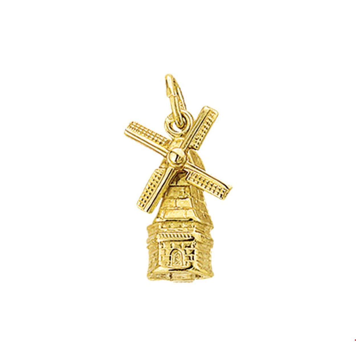 14krt geelgouden windmolen

