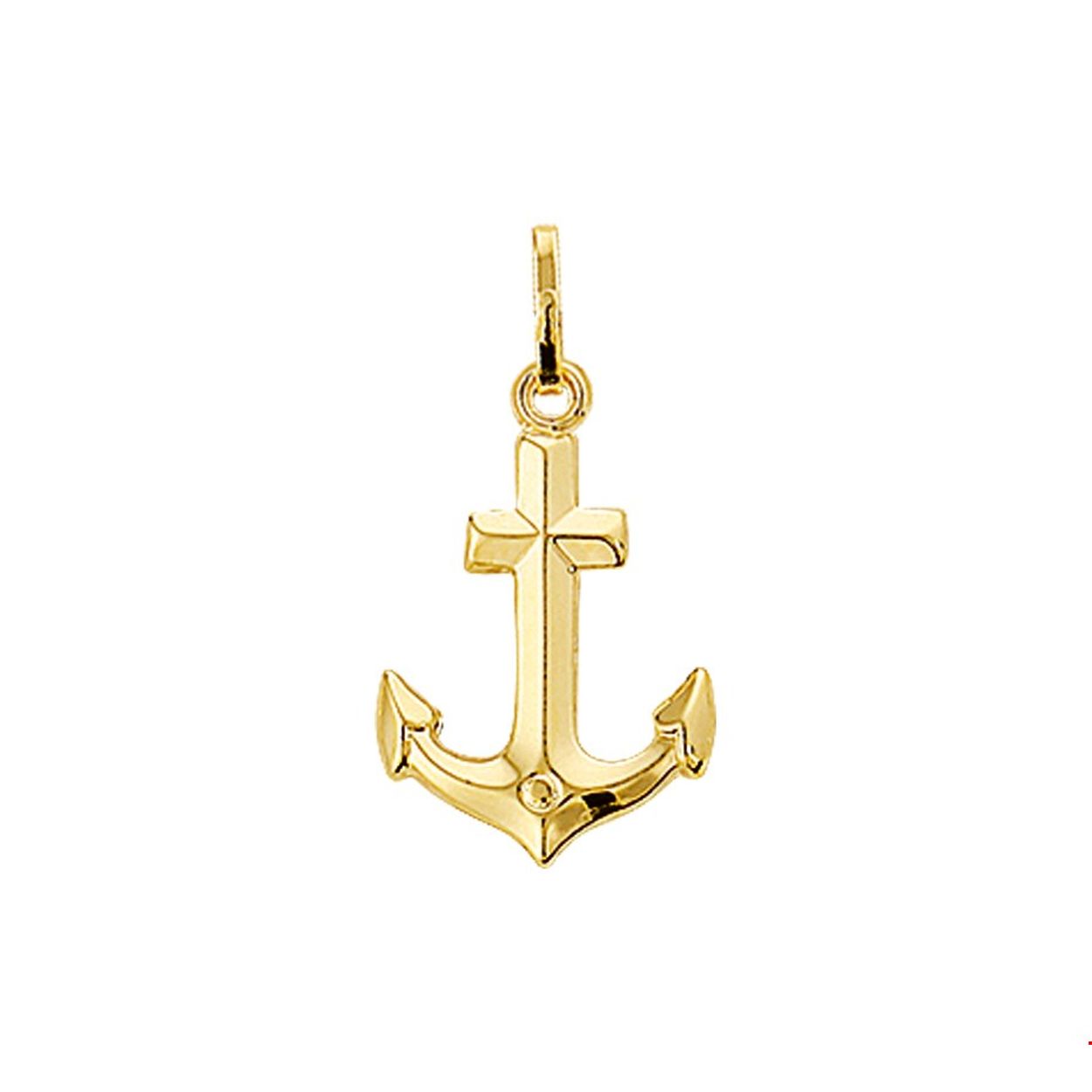 Beschrijving: Geelgouden bedel met een anker.
Verpakt per: 1
Doelgroep: unisex
Breedte: 11 mm
Hoogte: 14.5 mm