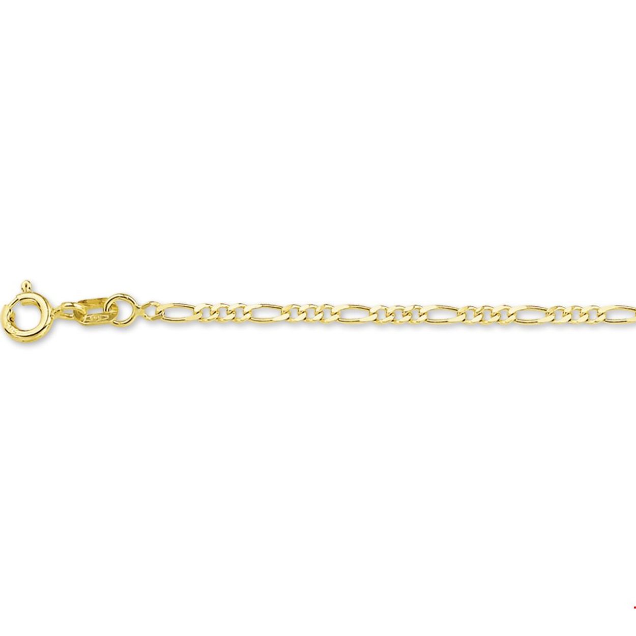 Een goede garderobe begint bij de basis en ditzelfde geldt voor een tijdloze sieradencollectie! De figaro schakel past bij iedere outfit en is met veel andere sieraden te combineren. Details: Geelgouden enkelbandje met figaro schakel. 
Uniekenummer serie: 26782
Verpakt per: 1
Doelgroep: dames
Breedte: 1.8 mm
Langste lengte: 24 mm