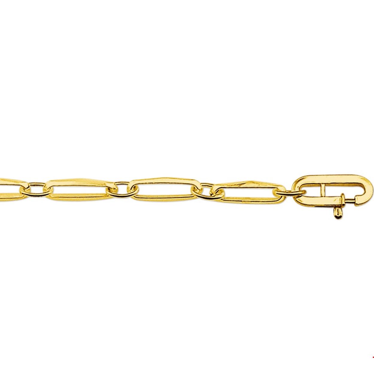 Beschrijving: Geelgouden closed for ever armband. 
Doelgroep: dames
Langste lengte: 19 cm