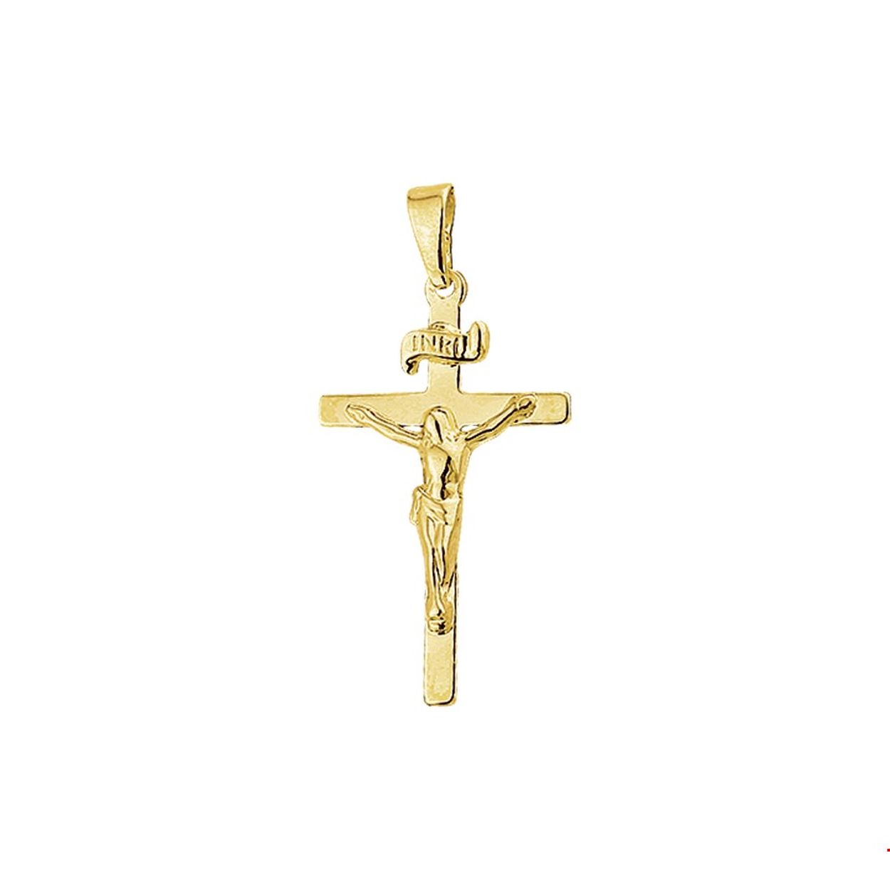 Gouden hanger kruis Corpus
15 x 26 mm