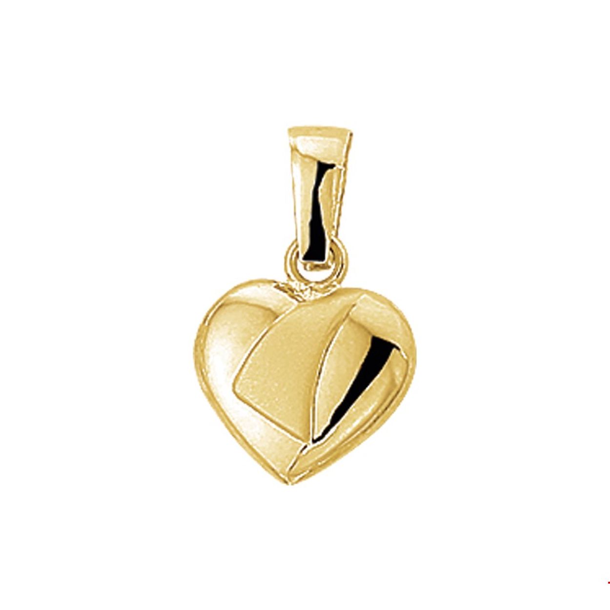 Beschrijving: Geelgouden hanger met een hart.
Verpakt per: 1
Doelgroep: dames
Breedte: 10 mm
Hoogte: 9.5 mm