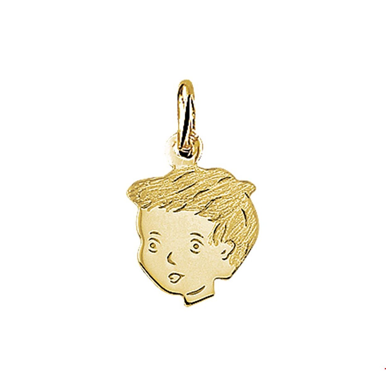 Beschrijving: Geelgouden hanger met een kinderhoofdje. 
Verpakt per: 1
Doelgroep: unisex
Breedte: 11.5 mm
Hoogte: 15 mm
