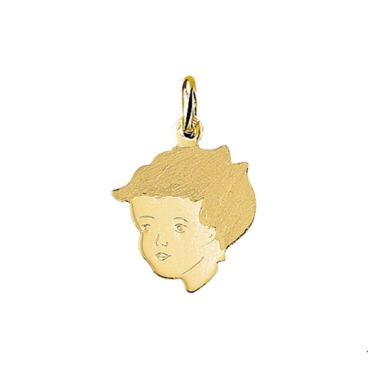 Beschrijving: Geelgouden hanger met een kinderhoofdje. 
Jongen
Doelgroep: unisex
Breedte: 14 mm
Hoogte: 17.5 mm