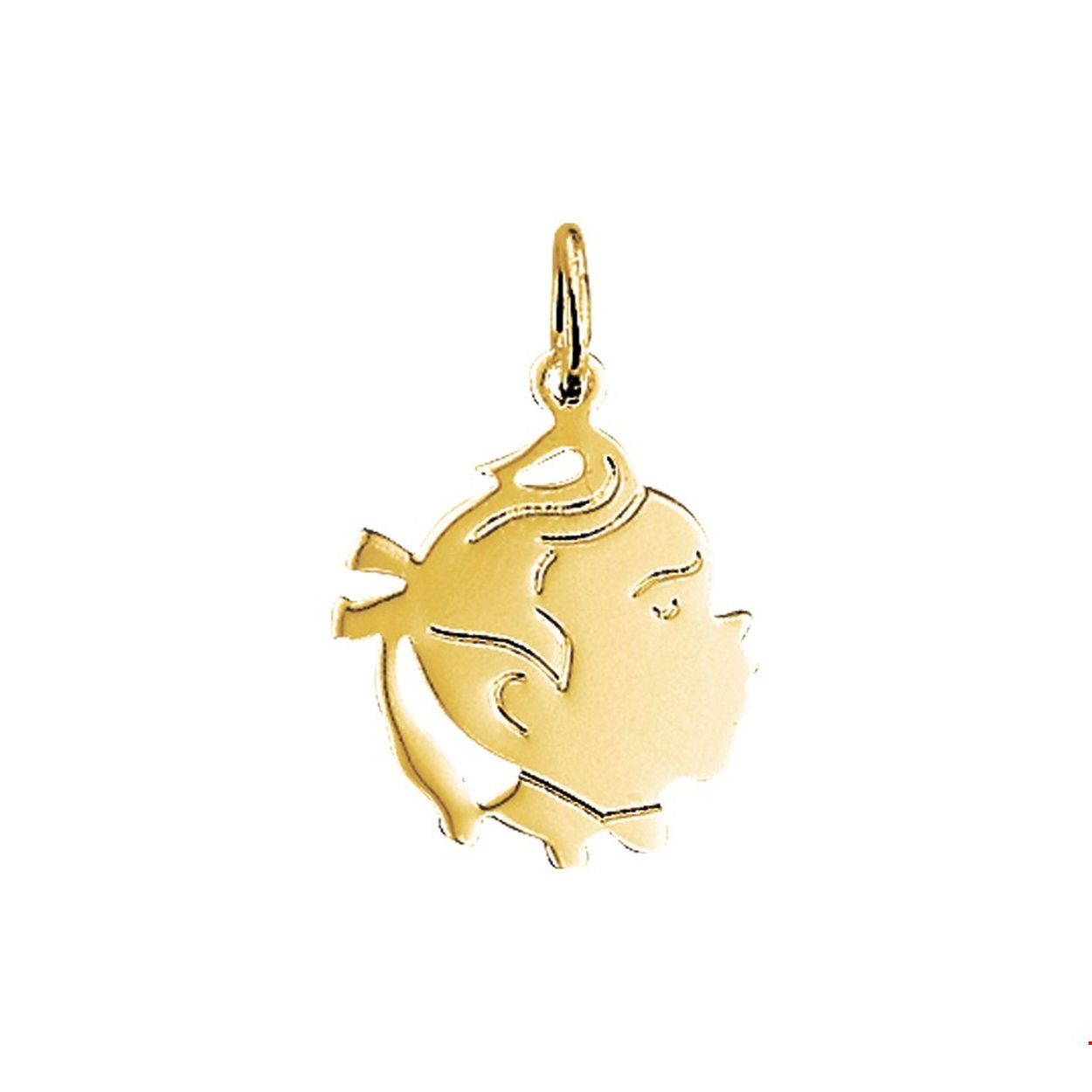 Beschrijving: Geelgouden hanger met een kinderhoofdje. 
Verpakt per: 1
Doelgroep: unisex
Breedte: 15 mm
Hoogte: 19 mm
