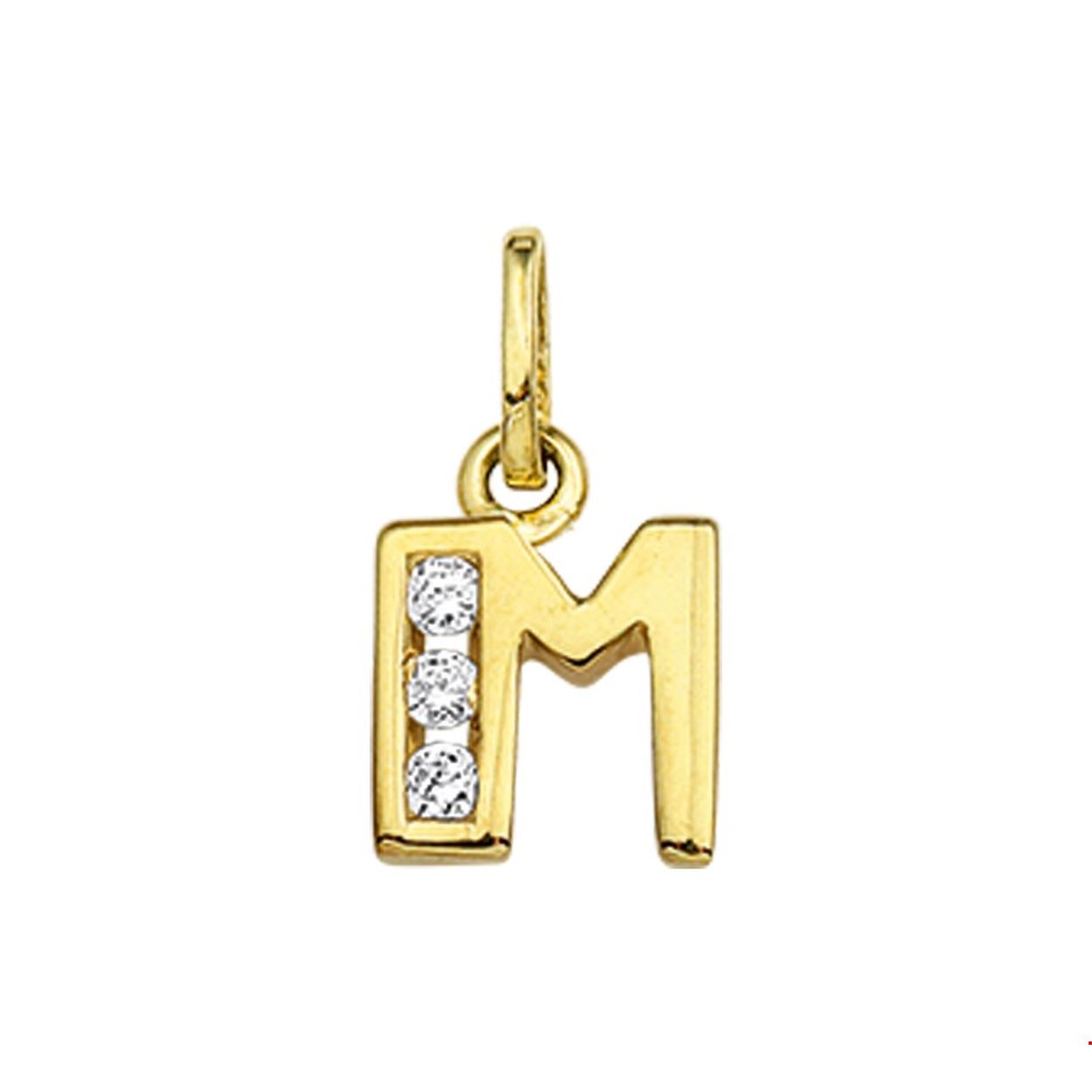 Beschrijving: Creeer een heel persoonlijk collier met deze zirkonia letter hanger. Kies de initialen van een dierbare je geliefde of misschien wel gewoon die van jezelf! Details: Geelgouden hanger met de letter M en een afmeting van 10x7.5mm.
Uniekenummer serie: 35694
Verpakt per: 1
Doelgroep: dames
Zetting: alliance (rail zetting)