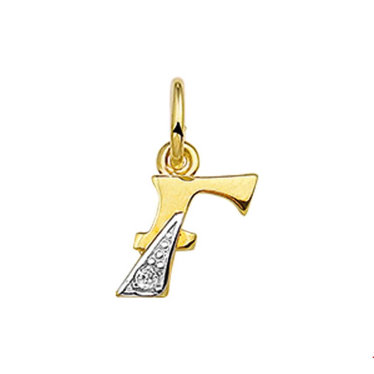 Beschrijving: Creeer een heel persoonlijk collier met deze diamant letter hanger. Kies de initialen van een dierbare je geliefde of misschien wel gewoon die van jezelf! Details: Geelgouden hanger met de letter F en een afmeting van 10x7.5mm.
Uniekenummer serie: 35753
Verpakt per: 1
Doelgroep: dames
Zetting: solitaire