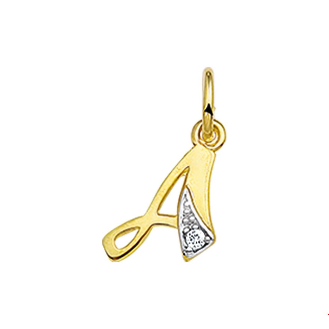 Beschrijving: Creeer een heel persoonlijk collier met deze diamant letter hanger. Kies de initialen van een dierbare je geliefde of misschien wel gewoon die van jezelf! Details: Geelgouden hanger met de letter J.
Doelgroep: dames
Zetting: solitaire