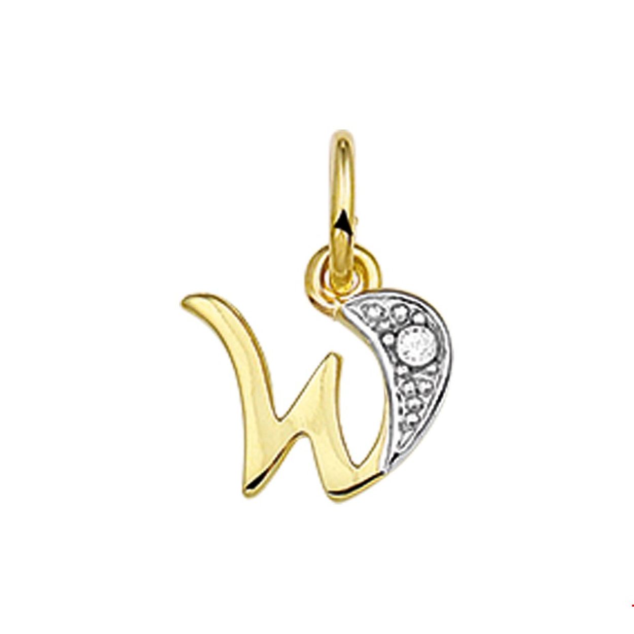 Beschrijving: Creeer een heel persoonlijk collier met deze diamant letter hanger. Kies de initialen van een dierbare je geliefde of misschien wel gewoon die van jezelf! Details: Geelgouden hanger met de letter W en een afmeting van 9x9mm.
Uniekenummer serie: 35753
Verpakt per: 1
Doelgroep: dames
Zetting: solitaire