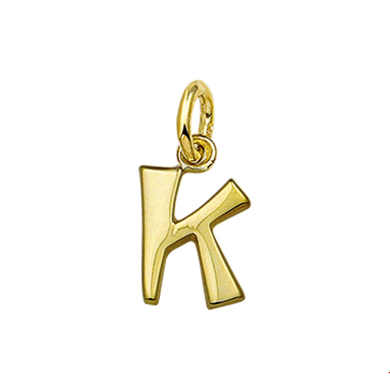 Gouden Hanger/ Bedel Letter K
