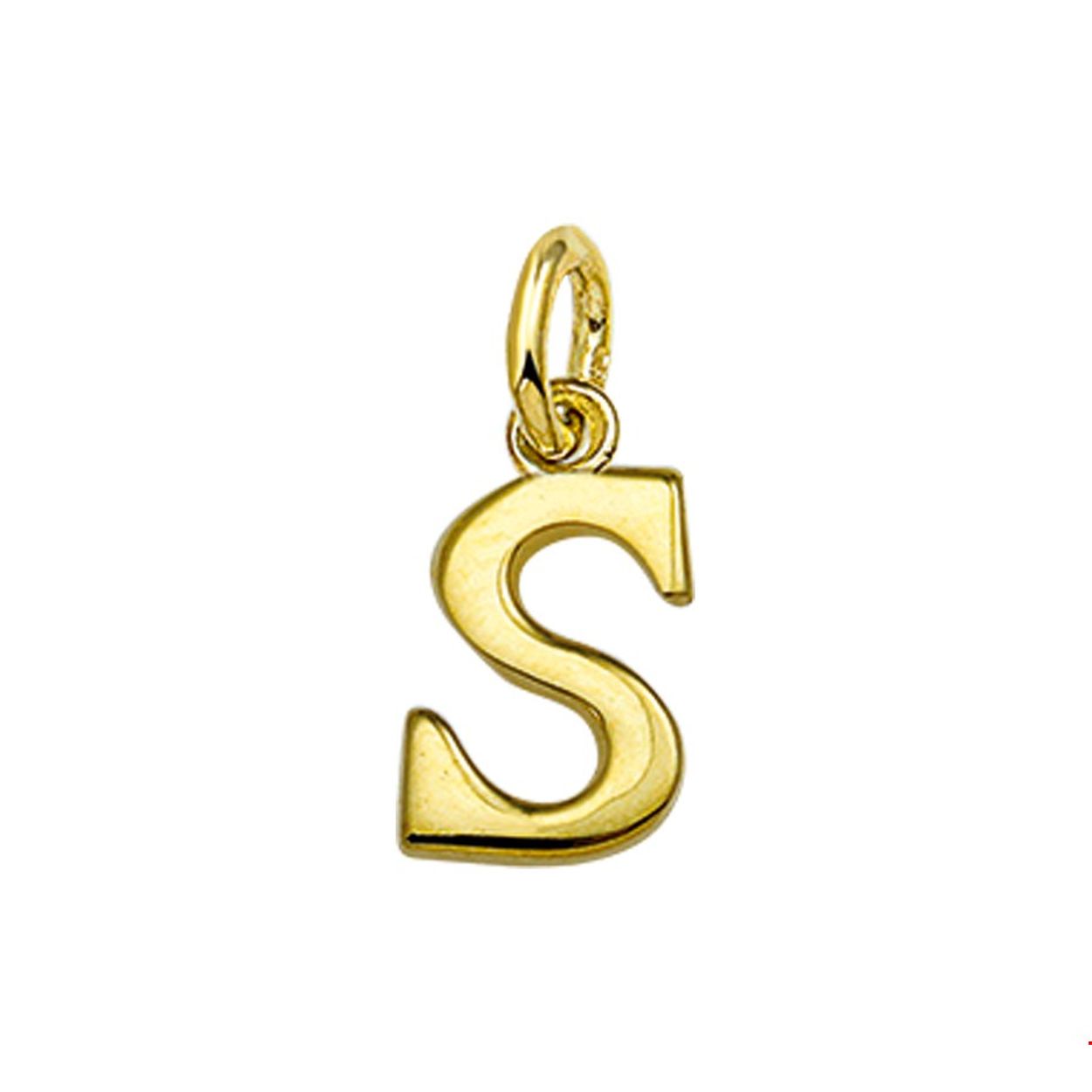 Beschrijving: Creeer een heel persoonlijk collier met deze letter hanger. Kies de initialen van een dierbare je geliefde of misschien wel gewoon die van jezelf! Details: Geelgouden hanger met de letter S en een afmeting van 12.5x7mm.
Doelgroep: unisex