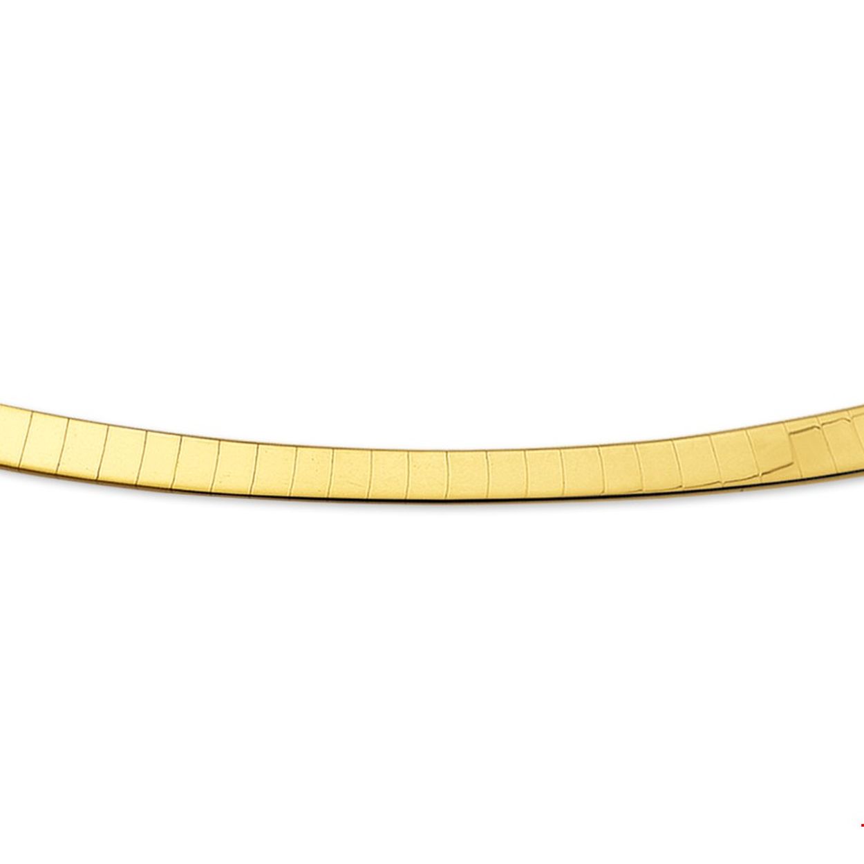 Beschrijving: Geelgouden omega collier. 
Uniekenummer serie: 29582
Verpakt per: 1
Doelgroep: dames
Breedte: 3 mm
Langste lengte: 45 mm