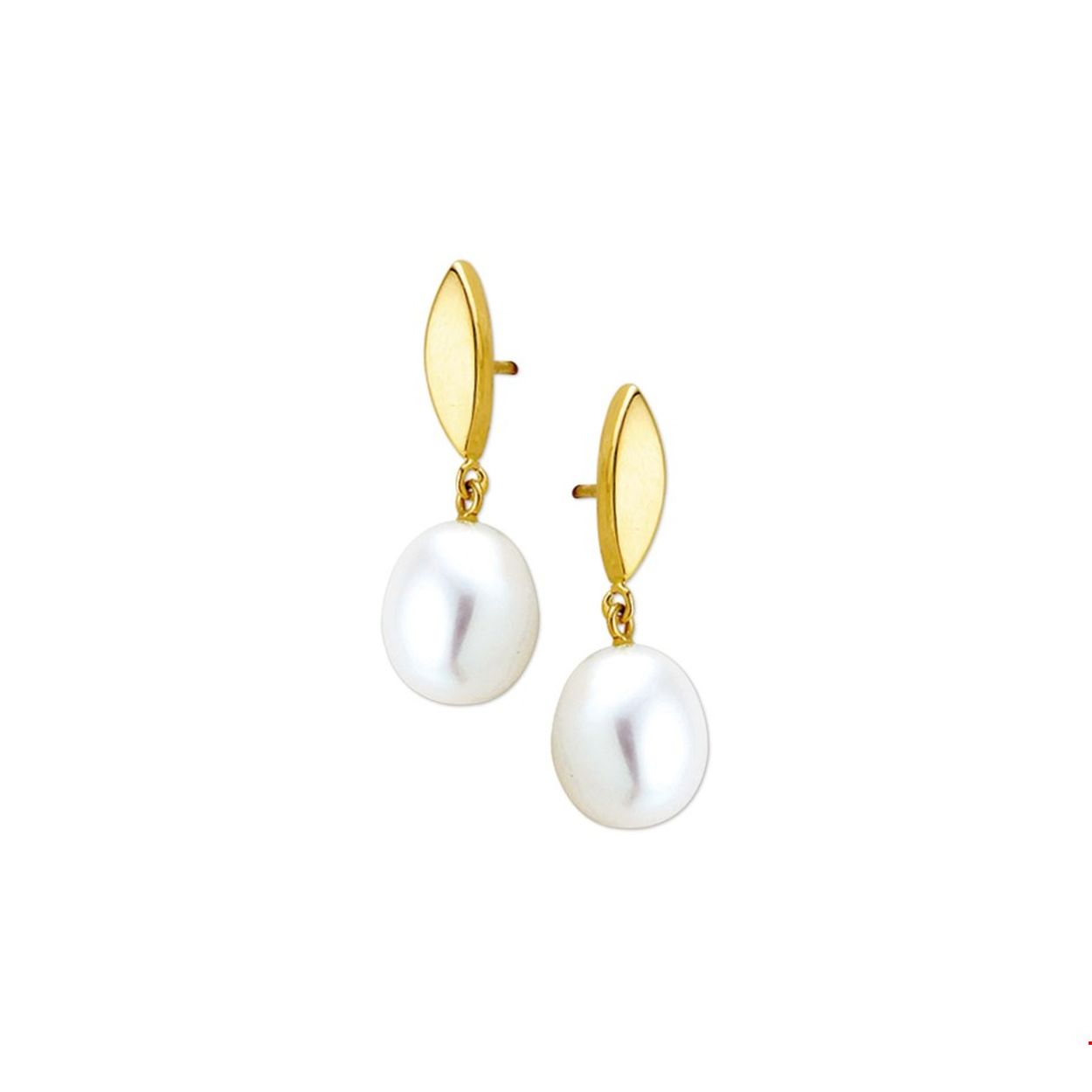 Beschrijving: Geelgouden oorhangers met zoetwaterparel. 
Verpakt per: 1
Doelgroep: dames
Breedte: 8 mm
Hoogte: 24 mm