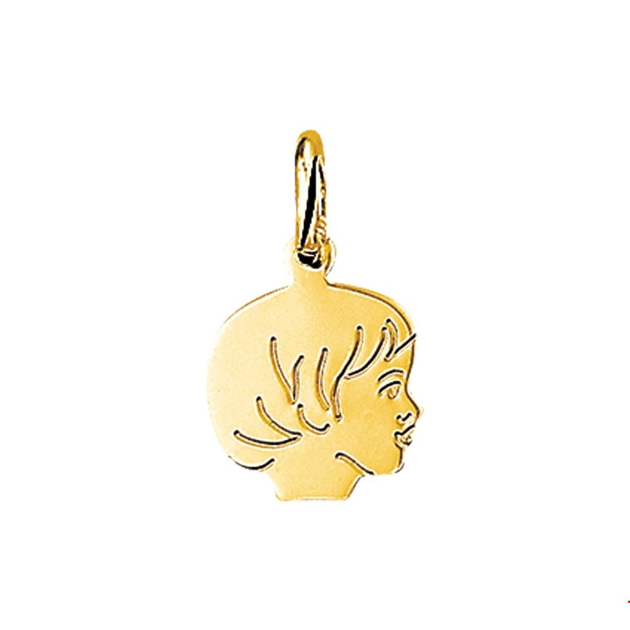 Beschrijving: Geelgouden hanger met een kinderhoofdje. 
Verpakt per: 1
Doelgroep: unisex
Breedte: 10.5 mm
Hoogte: 13.5 mm