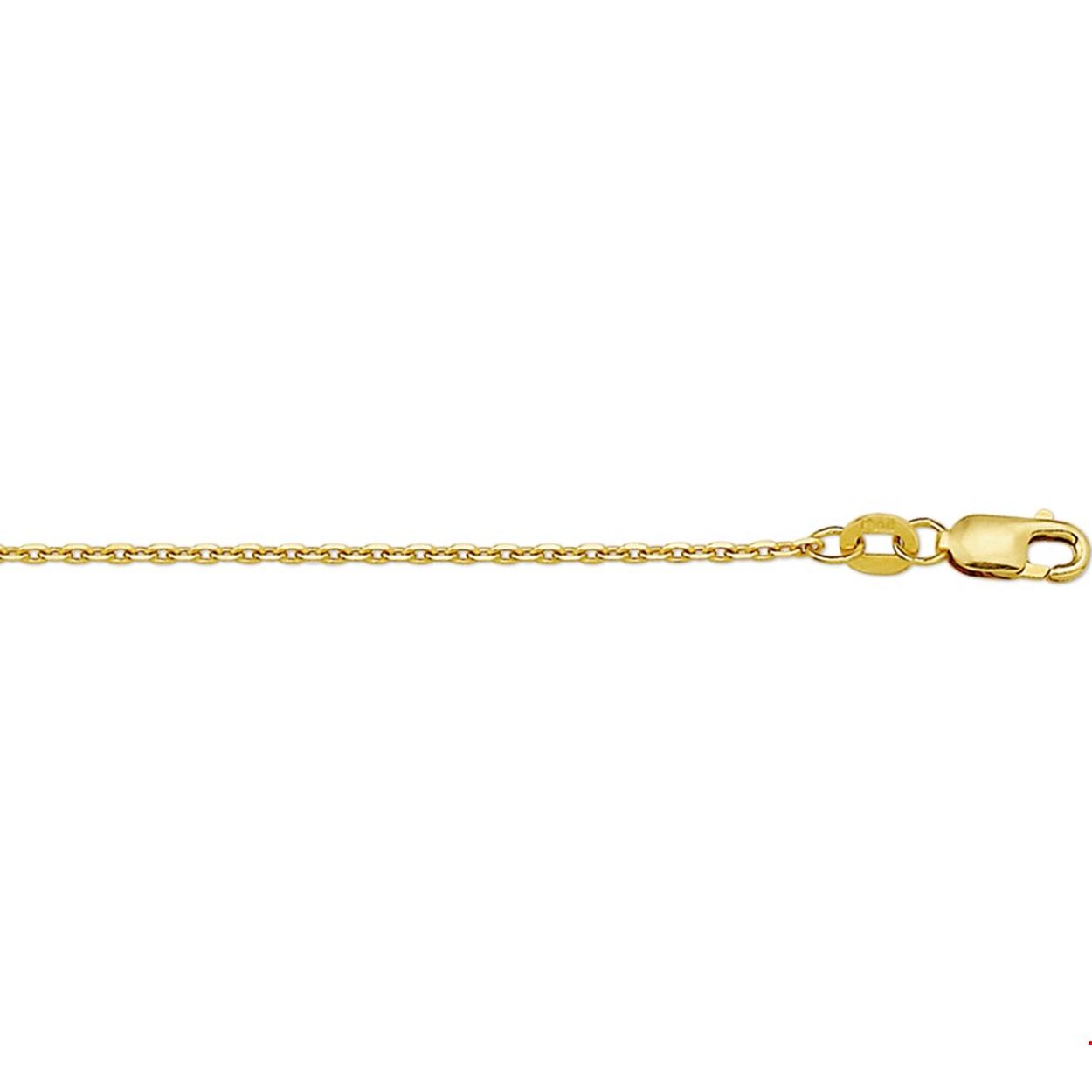 Beschrijving: Geelgouden collier met anker schakel. 
Uniekenummer serie: 26803
Verpakt per: 1
Doelgroep: unisex
Breedte: 1.3 mm
Langste lengte: 50 mm