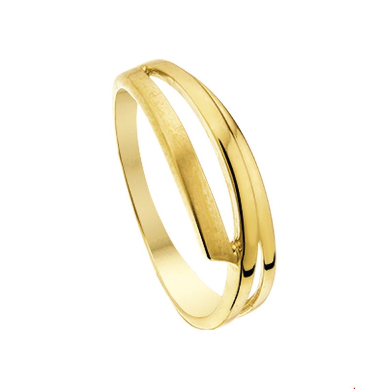 Beschrijving: Geelgouden ring met een poli/matte afwerking. 
Uniekenummer serie: 28552
Verpakt per: 1
Doelgroep: dames
Ringmaat: 17.00 mm (53)
Breedte: 6 mm