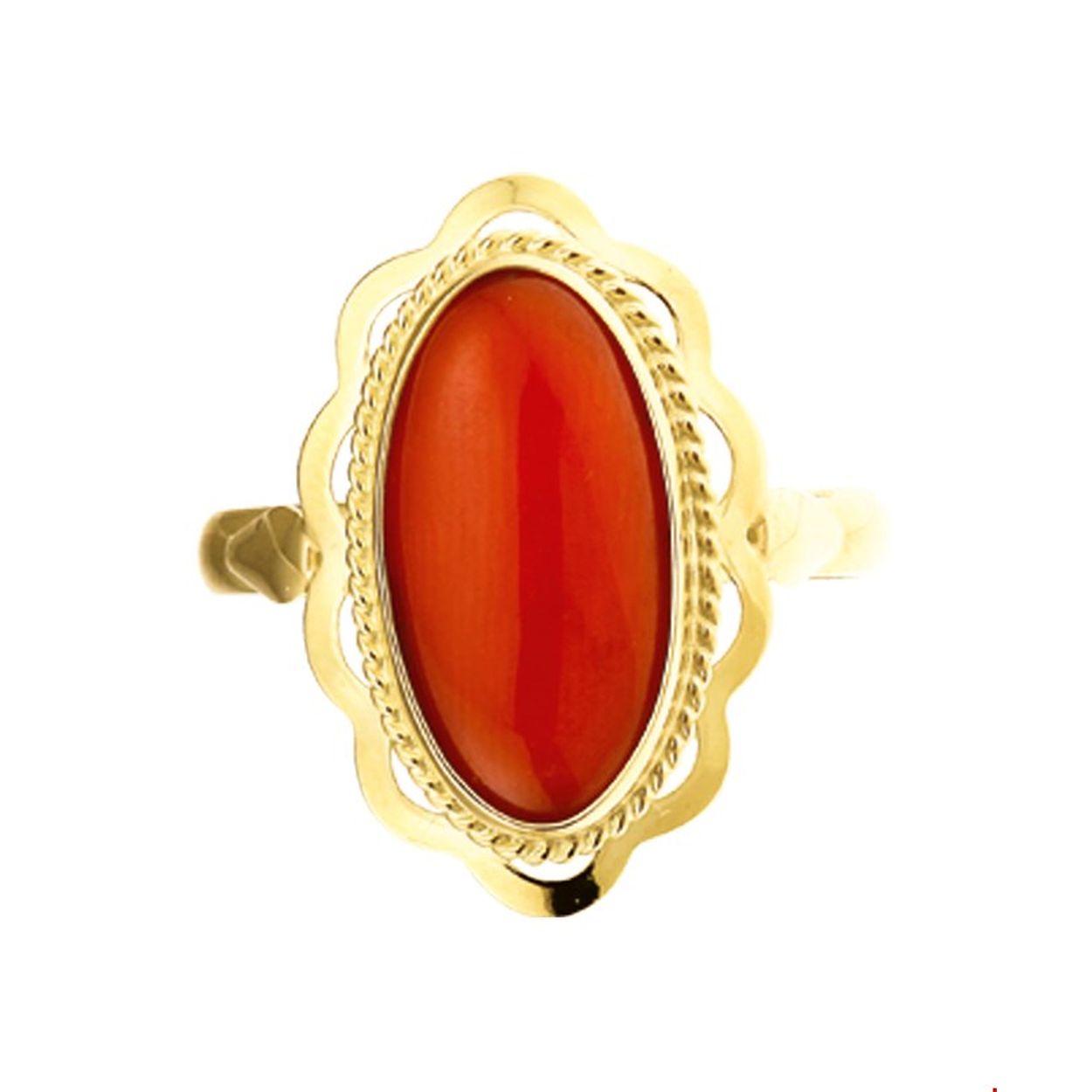Gouden ring bloedkoraal Geelgoud
Uniekenummer serie: 29943
Verpakt per: 1
Doelgroep: dames
Ringmaat: 18.00 mm (57)
Breedte: 20 mm