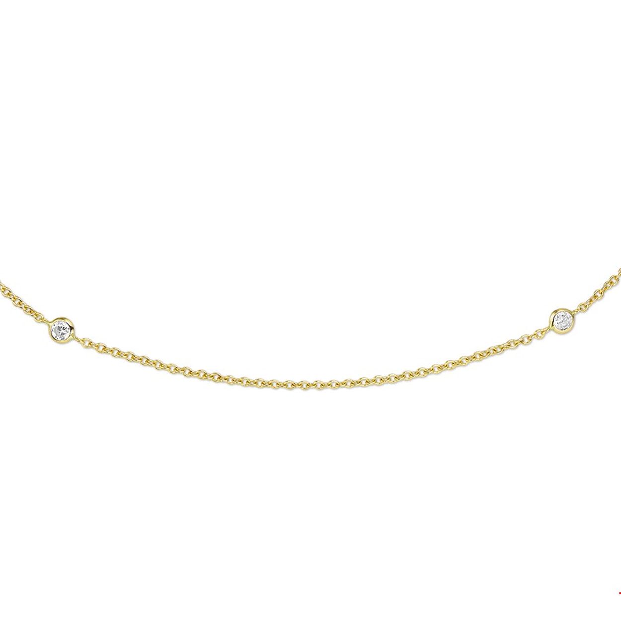 Beschrijving: Geelgouden collier met anker schakel en zirkonia. De lengte van het collier bedraagt 42cm met 3cm extensie.  
Verpakt per: 1
Doelgroep: dames
Breedte: 3 mm
Kortste lengte: 42 mm
Langste lengte: 45 mm
Zetting: alliance (kastzetting)