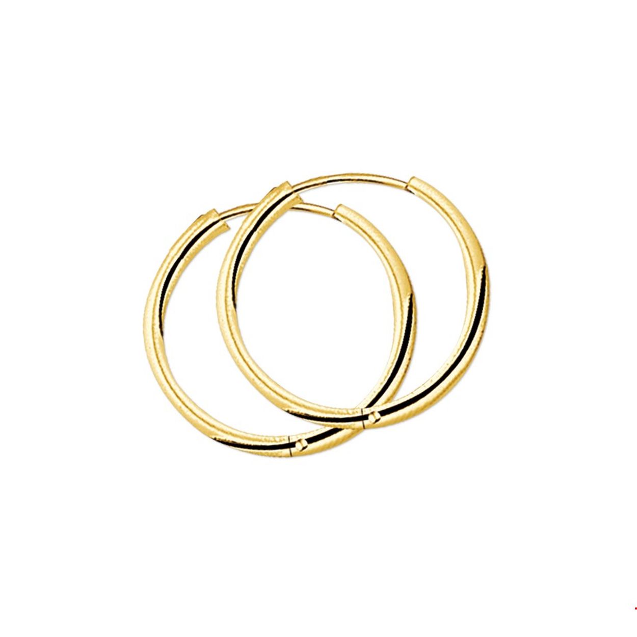 Beschrijving: Geelgouden klapcreolen met een ronde buis. 
Uniekenummer serie: 26608
Verpakt per: 1
Doelgroep: dames
Breedte: 2.5 mm
