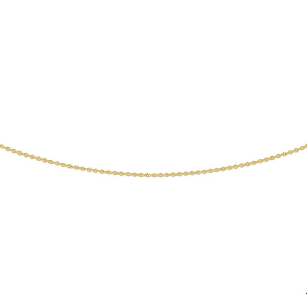 Beschrijving: Geelgouden collier met anker schakel. 
Uniekenummer serie: 29455
Verpakt per: 1
Doelgroep: unisex
Breedte: 0.8 mm
Langste lengte: 45 mm