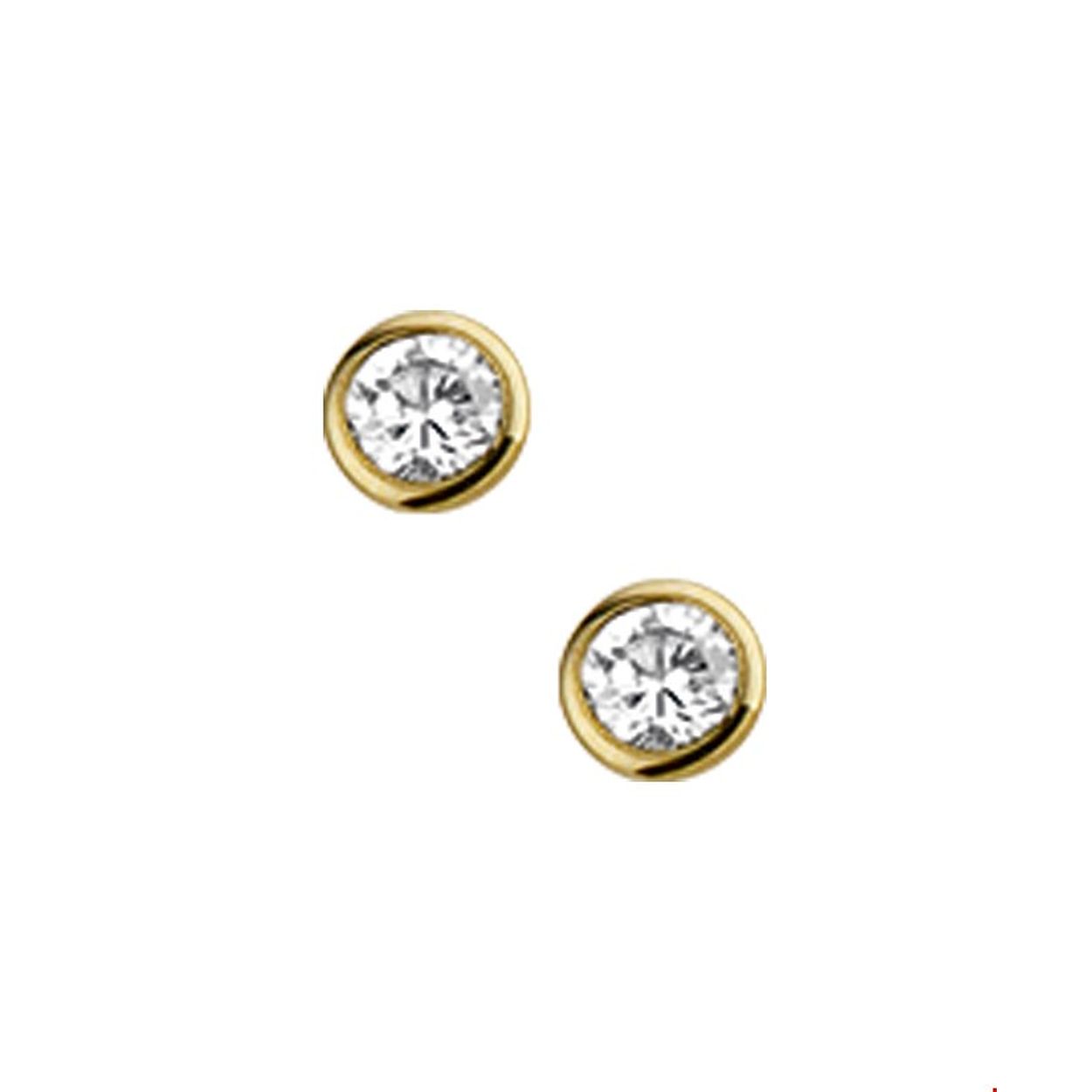 Beschrijving: Solitair gezette oorknoppen geven de perfecte balans tussen klassiek en glamour. Deze oorknoppen staan garant voor een stijlvolle look en ze laten zich makkelijk combineren bij andere sieraden. Details: Geelgouden oorknoppen met diamant.
Uniekenummer serie: 26588
Verpakt per: 1
Doelgroep: dames
Zetting: solitaire (kastzetting)