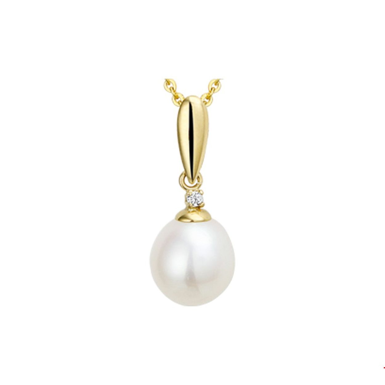 Stijliconen als Audrey Hepburn en Coco Chanel bewezen het ons al: een little black dress en tijdloze parels horen in de garderobe van iedere vrouw! Details: Geelgouden hanger met zoetwaterparel en zirkonia. De hanger is onderdeel van een set. 
Breedte: 8.5 mm
Hoogte: 21 mm