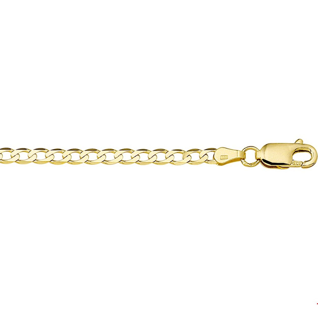 Gouden schakelarmband