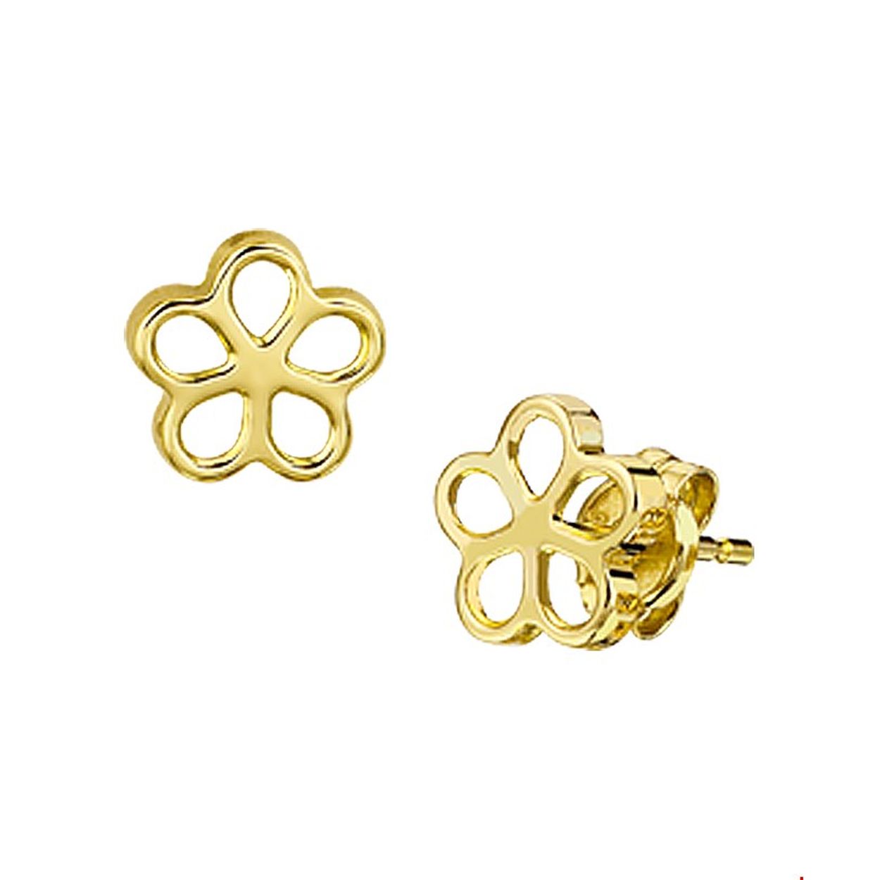 Beschrijving: Geelgouden oorknoppen met een bloem.
Verpakt per: 1
Doelgroep: dames
Breedte: 7 mm
Hoogte: 6.5 mm