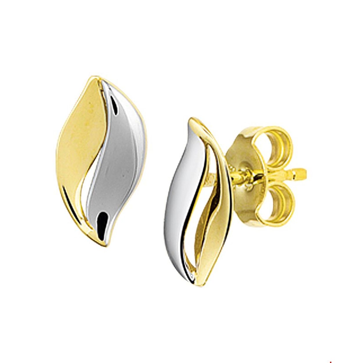 Beschrijving: Chique geel- en witgouden gestifte oorknoppen met een afmeting van 10.5x6mm uitgevoerd met stevige poussette sluitingen.
Verpakt per: 1
Doelgroep: dames
Breedte: 6 mm
Hoogte: 10.5 mm