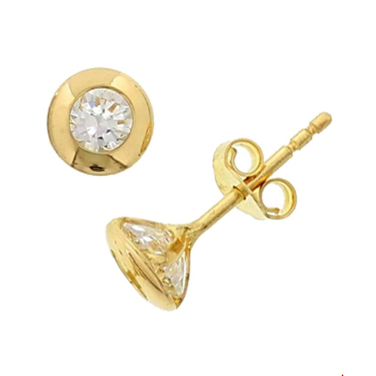 Beschrijving: Geelgouden oorknoppen met zirkonia.
Uniekenummer serie: 34402
Verpakt per: 1
Doelgroep: dames
Zetting: solitaire (kastzetting)