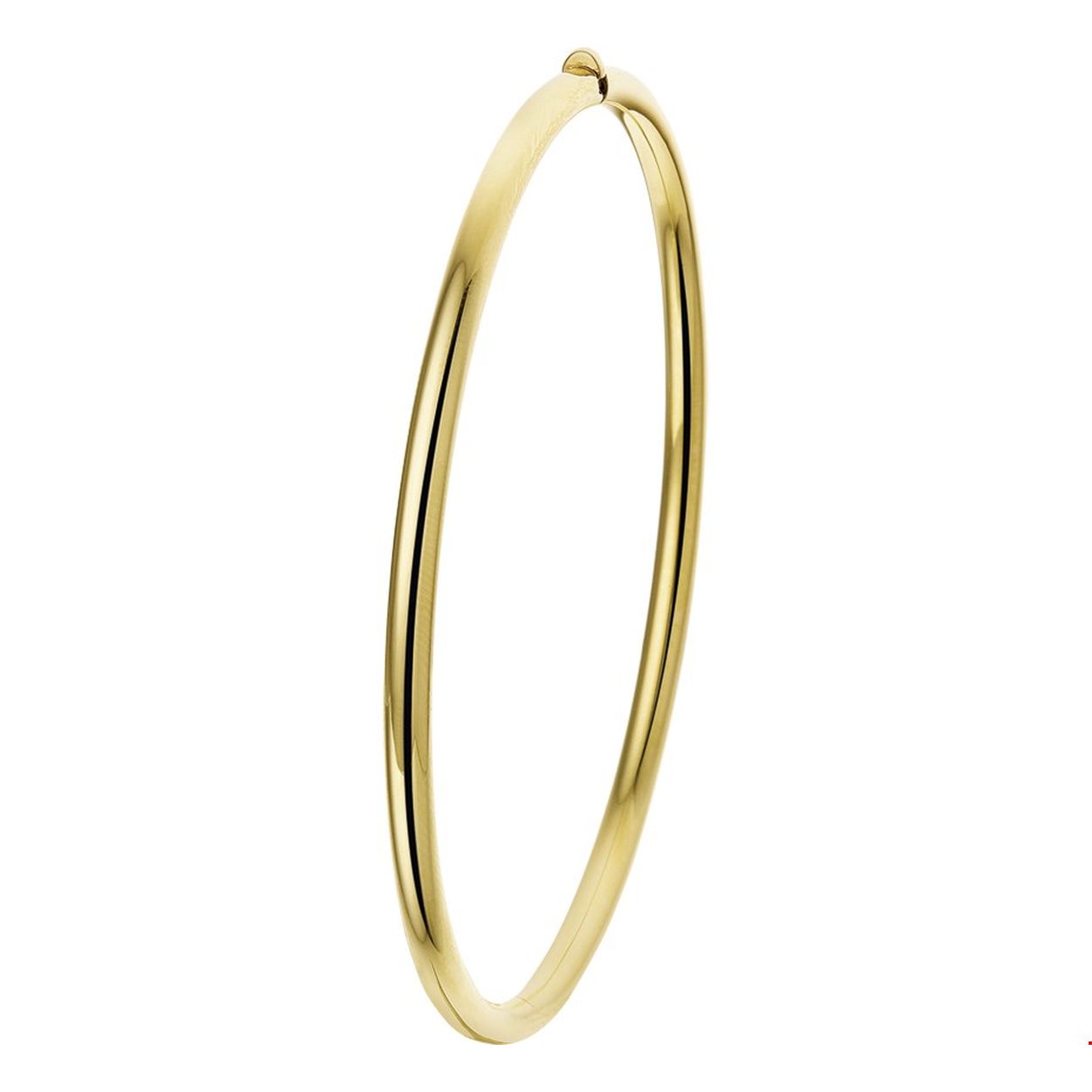 Beschrijving: Geelgouden slavenband met een afmeting van 3 x 60mm. De slavenband is uitgevoerd met een ronde buis en een stevige scharnier sluiting. Door het simplistische model van een slavenband zijn ze altijd perfect te combineren met andere sieraden. 
Verpakt per: 1
Doelgroep: dames
Breedte: 3 mm