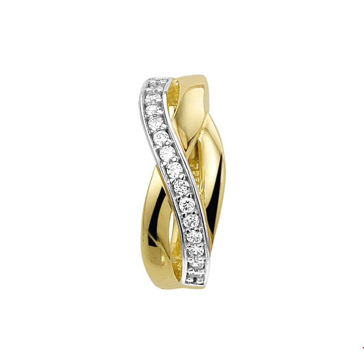 Stijlvolle elegante bicolor hanger die is uitgevoerd met een rijzetting van zirkonia. De hanger heeft een afmeting van 19.5 x 7mm. Perfect voor een avond in stijl! Tip: Combineer de hanger met bijpassende sieraden uit onze collectie en creeer zo een schitterende sieraden set!.
Doelgroep: dames
Breedte: 7 mm
Hoogte: 19.5 mm